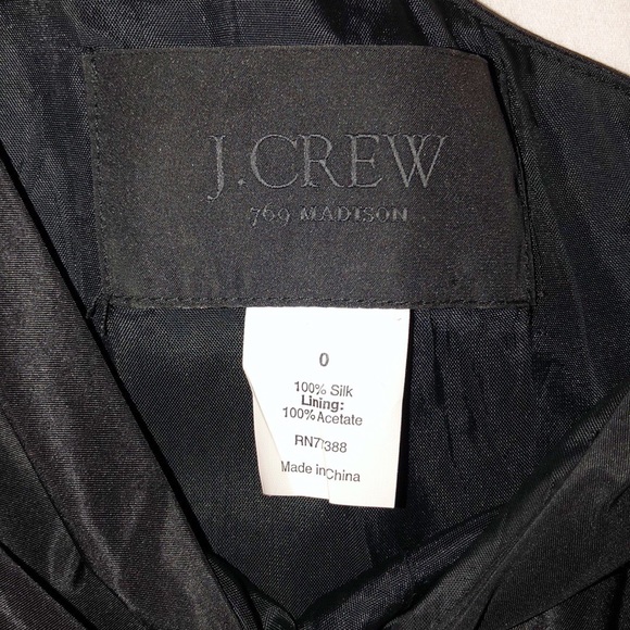J. Crew One Shoulder Black Dress - Picture 3 of 7